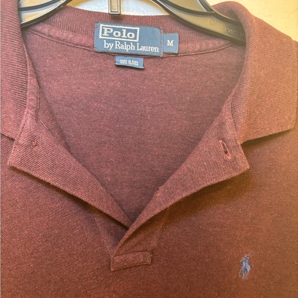 Ralph Lauren Deep Burgundy Polo Shirt